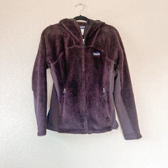 Patagonia Women's Chocolate Brown Fleece Hoodie, Size Small - Picture 1 of 5